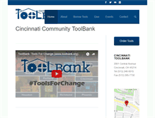 Tablet Screenshot of cincinnatitoolbank.org